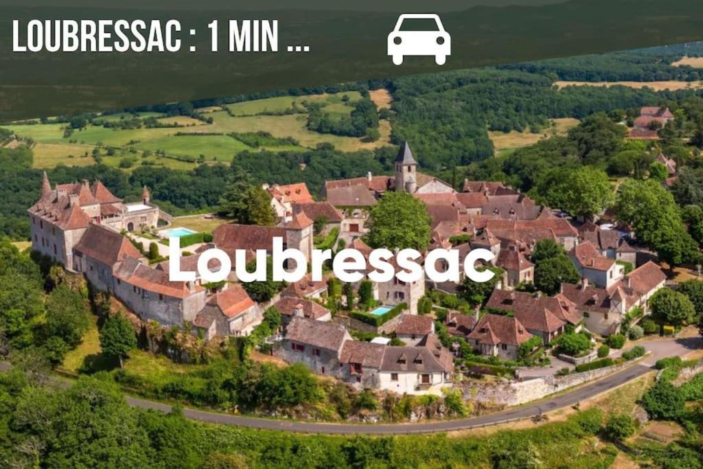 La Sagnarde, Maison En Pierre, Loubressac المظهر الخارجي الصورة