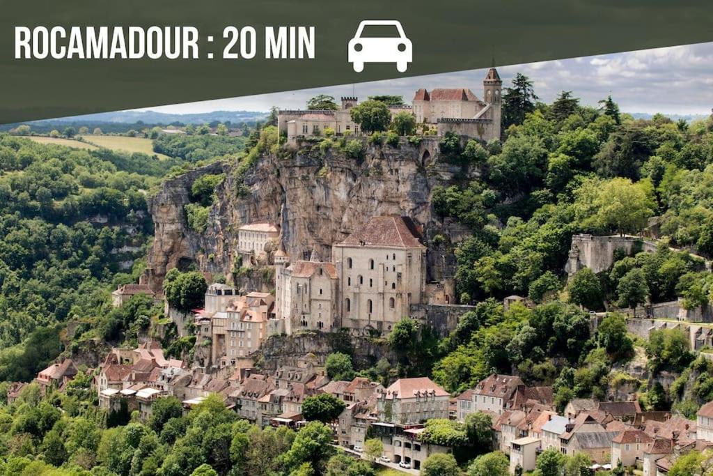 La Sagnarde, Maison En Pierre, Loubressac المظهر الخارجي الصورة