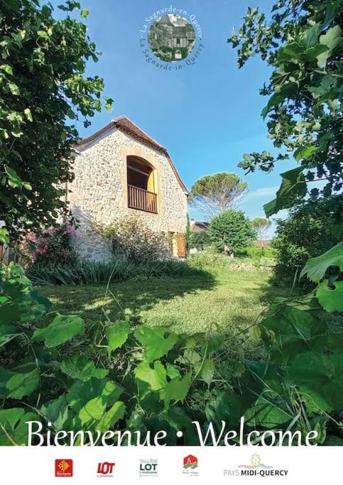 La Sagnarde, Maison En Pierre, Loubressac المظهر الخارجي الصورة